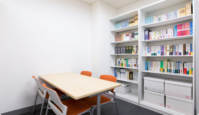 写真:打ち合わせスペースの様子